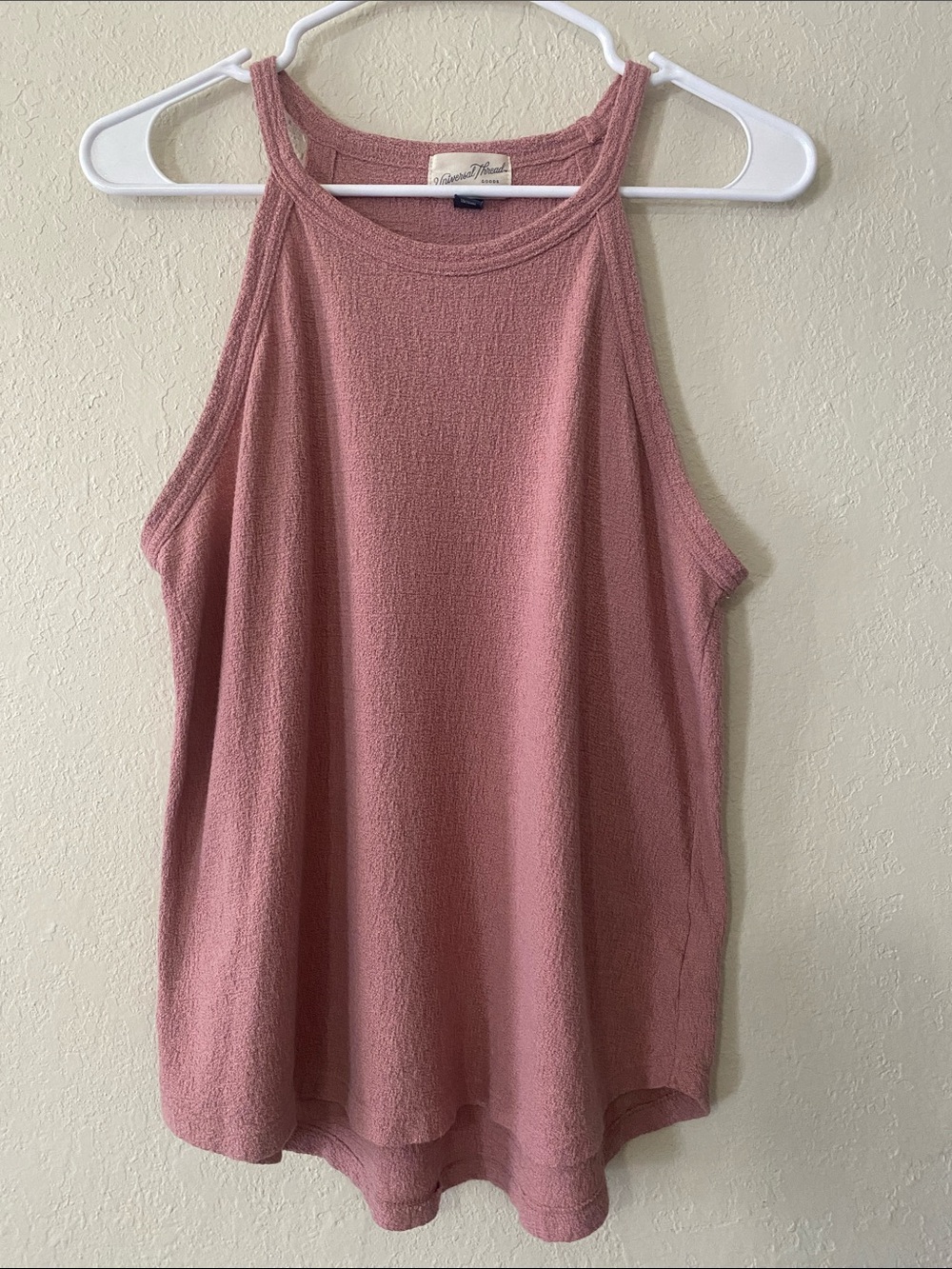 Universal Thread Dusty Rose Ribbed Tank Top - Picture 2 of 11